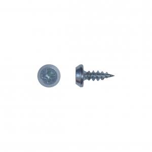 Саморез с цилиндрической головкой острый цинк 3.5x11 (24000)