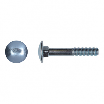 Болт мебельный DIN 603 M6х90 цинк (1300)